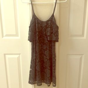 EXPRESS Grey Lace Dress